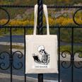 Tarot Card Shirt The Reader Tarot Skeleton Reading Book Canvas Tote Bag
