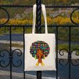 History Month Afro Women Book Lover Librarian Teacher Canvas Tote Bag
