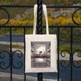 Totally Weird Tees Cat Library Book Reading Literary Canvas Tote Bag