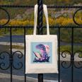 Trex Reading Book Dinosaur Canvas Tote Bag