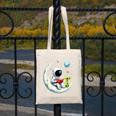 UFO Alien Astronaut Reading Book In Space Canvas Tote Bag