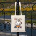 Unearth a Story Cute Kitten Summer Reading 2026 Cat Book Canvas Tote Bag Unearth a Story Cute Kitten Summer Reading 2026 Cat Book Canvas Tote Bag