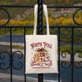 Vintage Retro North Pole Book Club Hot Cocoa Canvas Tote Bag Vintage Retro North Pole Book Club Hot Cocoa Canvas Tote Bag
