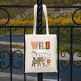 Wild About Reading Book Reader Book Nerd Book Reading Lover Premium Tri-Blend Canvas Tote Bag