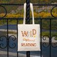 Wild About Reading Teacher Reading Books Back To School Canvas Tote Bag