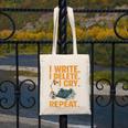 I Write Book Writer Author Book Writing Novelist Canvas Tote Bag