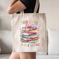100 Days In The Books Cute Book 100 Days Of School Teachers Canvas Tote Bag
