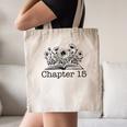 15th Birthday Chapter 15 Reading Book Lover 15 Year Old Canvas Tote Bag 15th Birthday Chapter 15 Reading Book Lover 15 Year Old Canvas Tote Bag