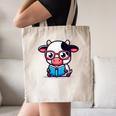 Adorable Book Lover Cow With Reading Glasses Cute Canvas Tote Bag Adorable Book Lover Cow With Reading Glasses Cute Canvas Tote Bag