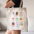 Ally Anti Trump Liberal BLM Love Is Love Banned Books Icons Canvas Tote Bag
