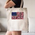 America US Flag Books Library Reading For Book Lover Reader Canvas Tote Bag
