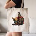 Attila The Hun Reading A Book Canvas Tote Bag Attila The Hun Reading A Book Canvas Tote Bag