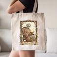The Aunt Tarot Card Women Skeleton Aunty Book Lover Canvas Tote Bag