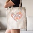 Big Book And Fall Heart Canvas Tote Bag