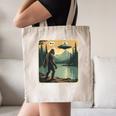 Bigfoot Sasquatch Alien Spaceship UFO Introvert Bruh Canvas Tote Bag Bigfoot Sasquatch Alien Spaceship UFO Introvert Bruh Canvas Tote Bag