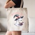 Boo Ghost Books Coquette Bow Halloween Women School Teacher Canvas Tote Bag