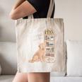 Book And Dog Lover Bookworm Reader Book Lover Canvas Tote Bag