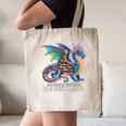 Be a Book Dragon Reading Canvas Tote Bag