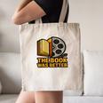 Book Love Scene The Book Was Better Bookworm Vibes Canvas Tote Bag
