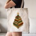 Book Lover Christmas Graphic For Librarians Canvas Tote Bag Book Lover Christmas Graphic For Librarians Canvas Tote Bag
