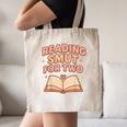 Book Lover Pregnancy Announcement Reveal Smut Canvas Tote Bag