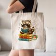 Book Lover Racoon Reading Bookish Library Read Books Be Kind Canvas Tote Bag
