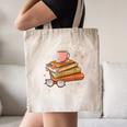 Book Reading Kafee Librarian Vele Books And Little Time Canvas Tote Bag