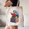 Book Reading Book Reader Manatees Sea Animal Sea Cow Manatee Canvas Tote Bag