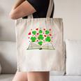 Book With Shamrocks Librarian Saint Patrick's Day Kids Canvas Tote Bag