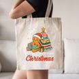 All Booked For Christmas Gingerbread Christmas Tree Book Kid Canvas Tote Bag