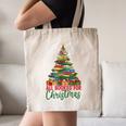 All Booked For Christmas Reading Books Librarian Holiday Canvas Tote Bag