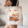 All Booked For Fall Pumpkin Books Thanksgiving Autumn Leaves Canvas Tote Bag