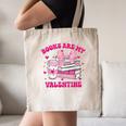 All Booked For Valentines Book Reading Coquette Bow Canvas Tote Bag
