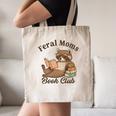 Bookish Feral Moms Book Club Raccoon Mother's Day Bookworm Canvas Tote Bag Bookish Feral Moms Book Club Raccoon Mother's Day Bookworm Canvas Tote Bag