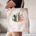 Books And Coffee Book Lover Bookish Green Book Theme Reading Canvas Tote Bag