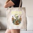 Books Make Me Happy Skeleton Read Reading Librarian Book Canvas Tote Bag