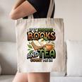 Bookworm If It Involves Books And Tea Lover Reading Premium Tri-Blend Canvas Tote Bag