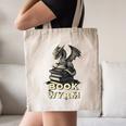 Bookwyrm Dragon Fantasy Bookish Fairytale Book Lover Canvas Tote Bag