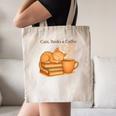 Cats Books And Coffee Heart Cozy Cat Lover Bookworm Readers Canvas Tote Bag Cats Books And Coffee Heart Cozy Cat Lover Bookworm Readers Canvas Tote Bag