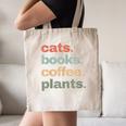Cats Books Coffee Plants Gardening Mama Mom Mothers Canvas Tote Bag