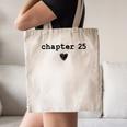 Chapter 25 Book Lovers Readers & Authors 25th Birthday Canvas Tote Bag