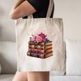 Chapter 67 Floral Book Stack Canvas Tote Bag Chapter 67 Floral Book Stack Canvas Tote Bag