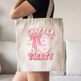 Chapter Thirty Est 1995 Cute 30th Birthday Book Bow Coquette Canvas Tote Bag