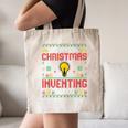 Christmas Inventing Team Inventing Introvert Xmas Canvas Tote Bag Christmas Inventing Team Inventing Introvert Xmas Canvas Tote Bag