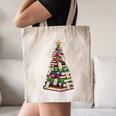 Christmas Tree Of Books For Readers And Librarians Canvas Tote Bag