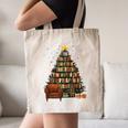 Christmas Tree Bookshelf Book Lover Library Canvas Tote Bag Christmas Tree Bookshelf Book Lover Library Canvas Tote Bag