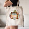 I Closed My Book To Be Here Fall Pumpkin Canvas Tote Bag