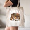Coffee Cats And Books Cats And Reading Lovers Canvas Tote Bag