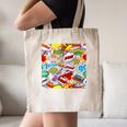 Comic Book Pop Art Modern Fun Canvas Tote Bag Comic Book Pop Art Modern Fun Canvas Tote Bag