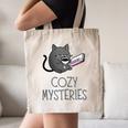 Cozy Mysteries Coffee And Novel For Book Lovers Canvas Tote Bag